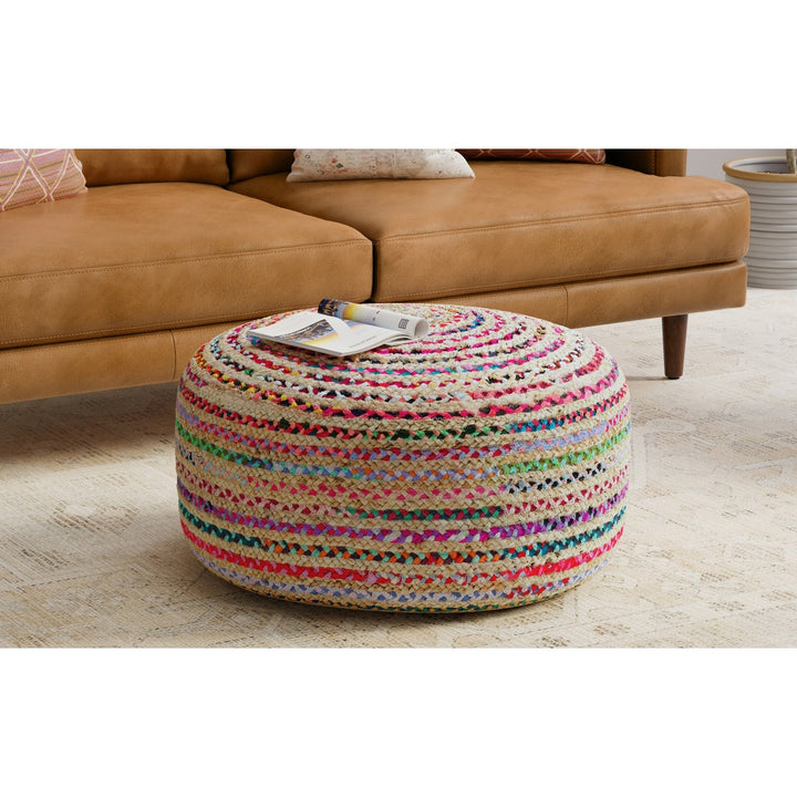 Margo Large Round Pouf Image 2