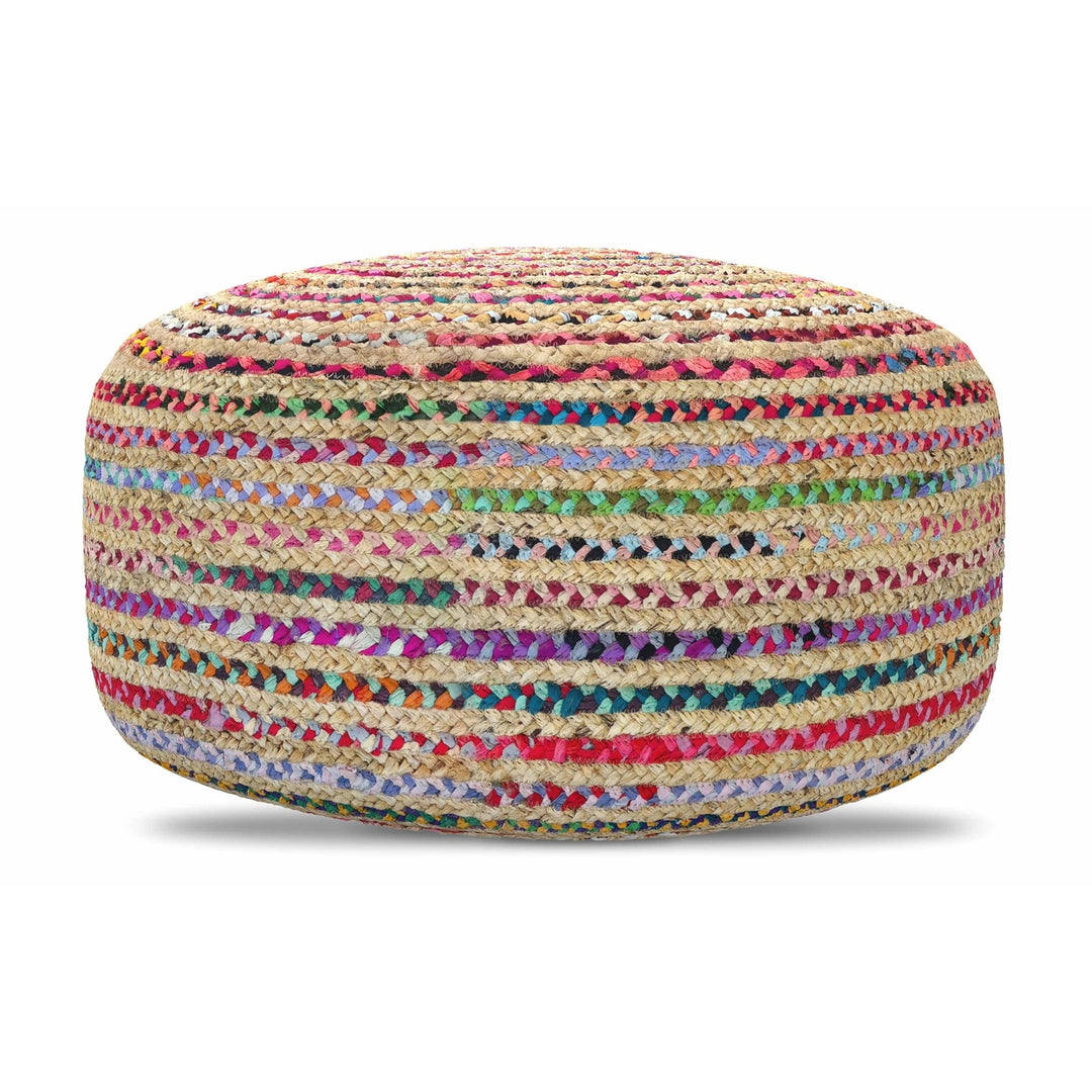 Margo Large Round Pouf Image 6