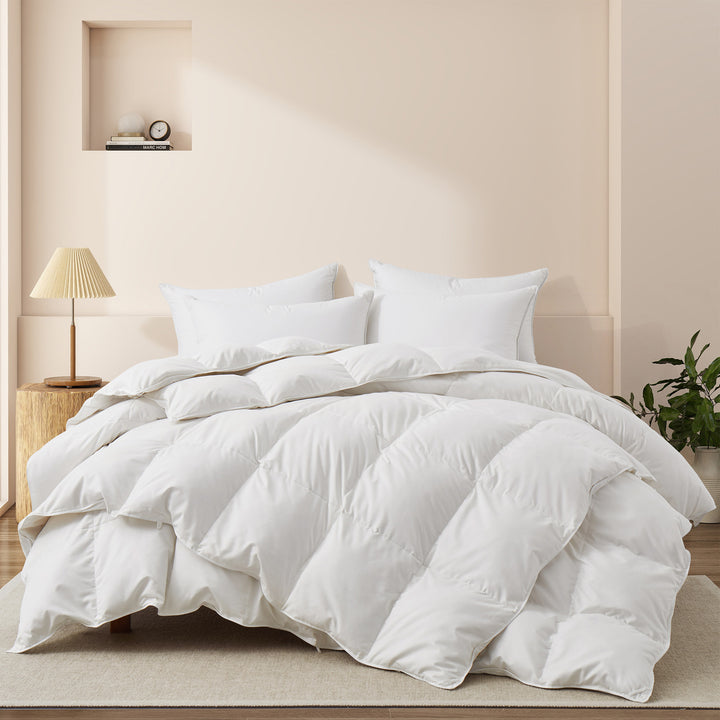 Peace Nest 3-in-1 All-Season Goose Down Feather Fiber Comforter  Versatile Layered Design for Year-Round Comfort Image 2