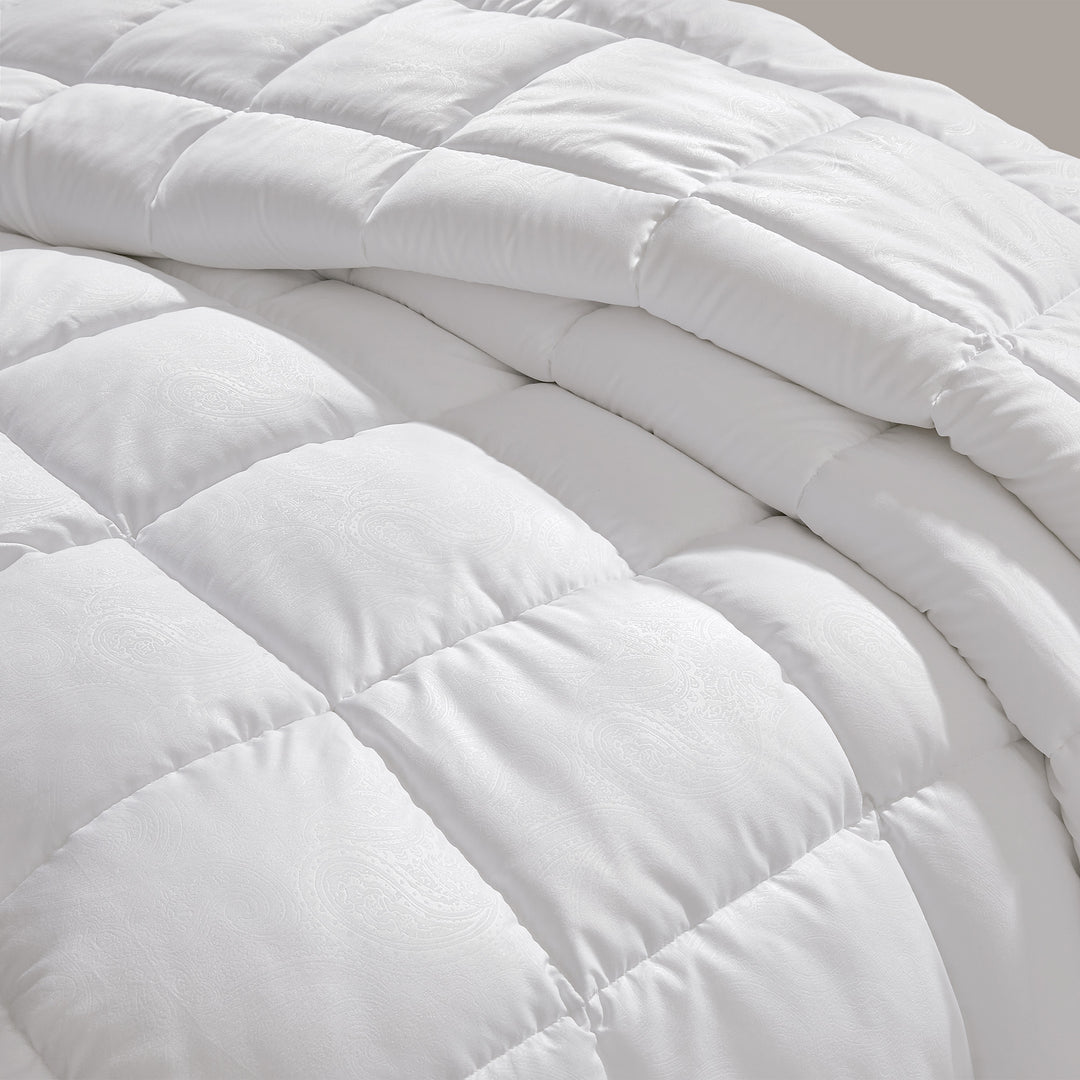 Peace Nest Paisley Embossed All Season Down Alternative Comforter  Lightweight and Cozy All-Season Quilt Image 4