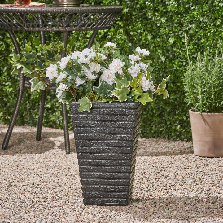 Versatile Indoor Outdoor Planter With Drainage For Home Garden Decor Image 6