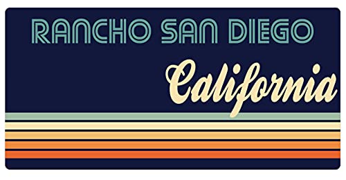 Rancho San Diego California 5 x 2.5-Inch Fridge Magnet Retro Design Image 1
