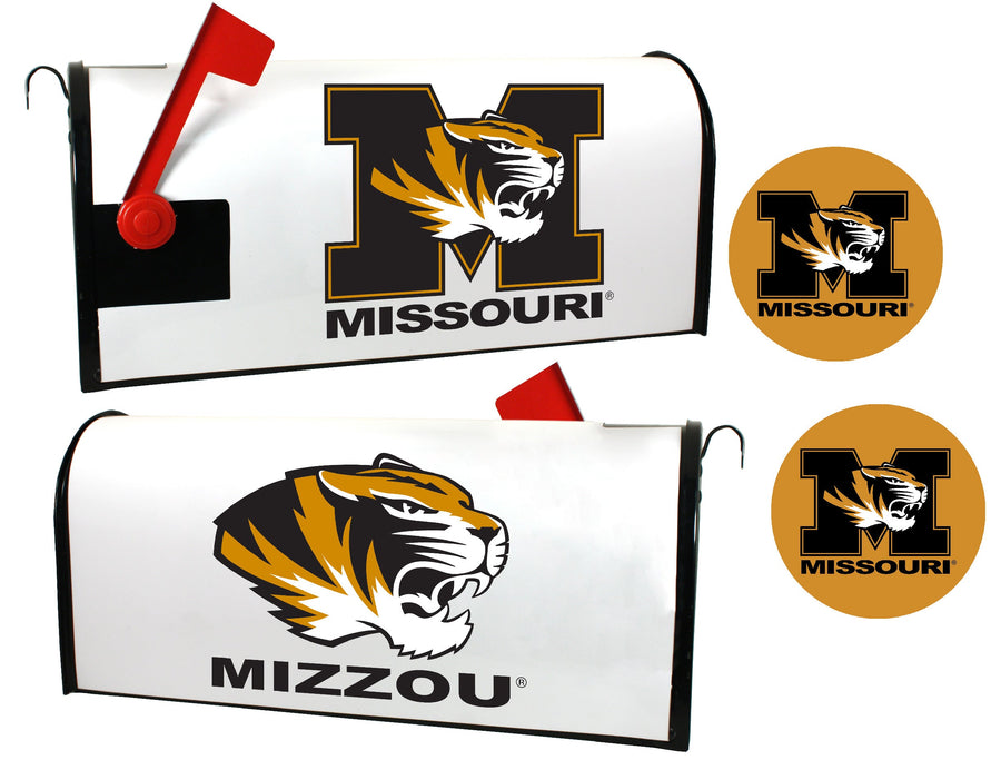 Missouri Tigers Magnetic Mailbox Cover & Sticker Set Image 1
